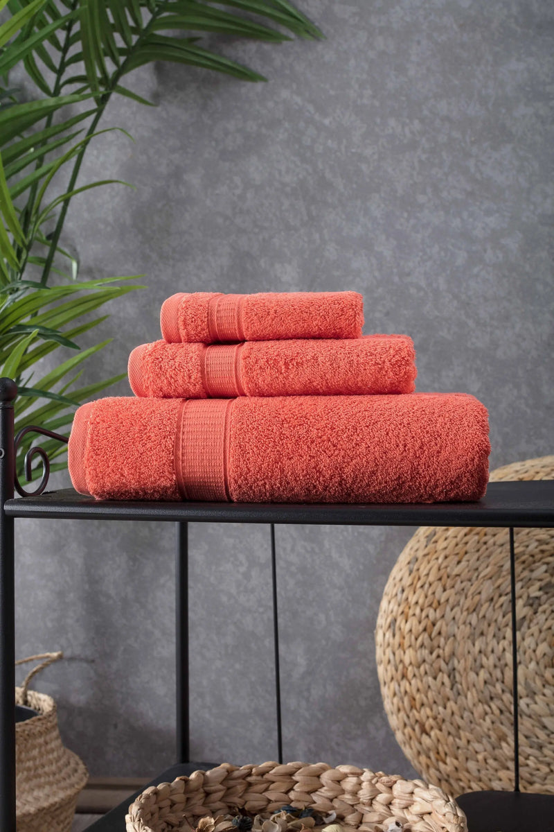 Turkish Cotton Bath Towel Set of 3 - Puck's