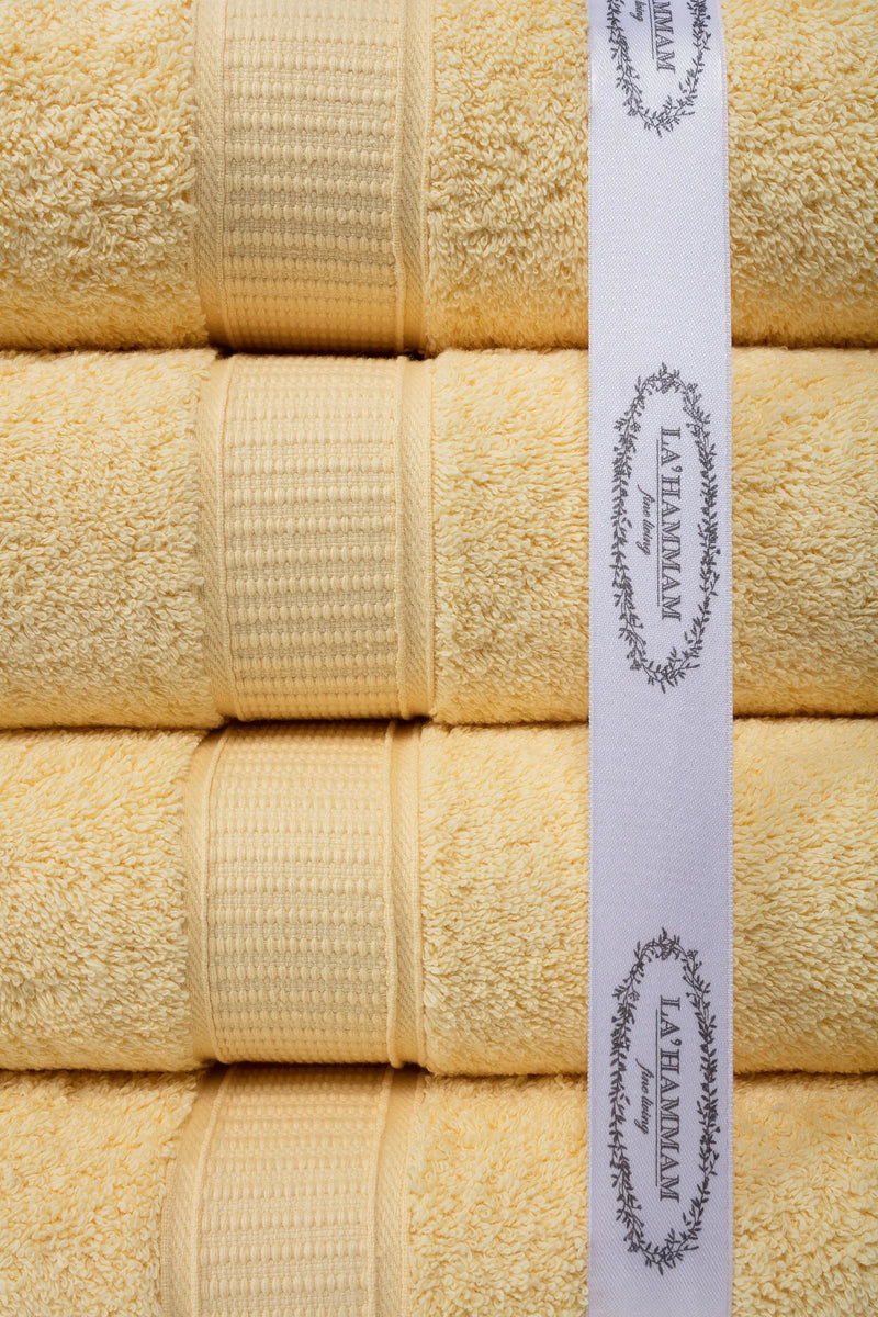 Turkish Cotton Full Bath Towel Set of 6 - Puck's