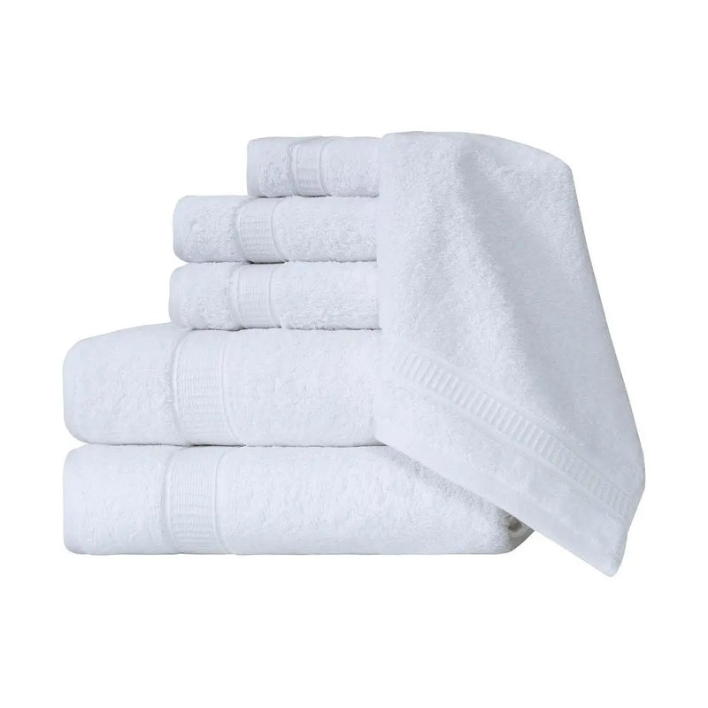 Turkish Cotton Full Bath Towel Set of 6 - Puck's