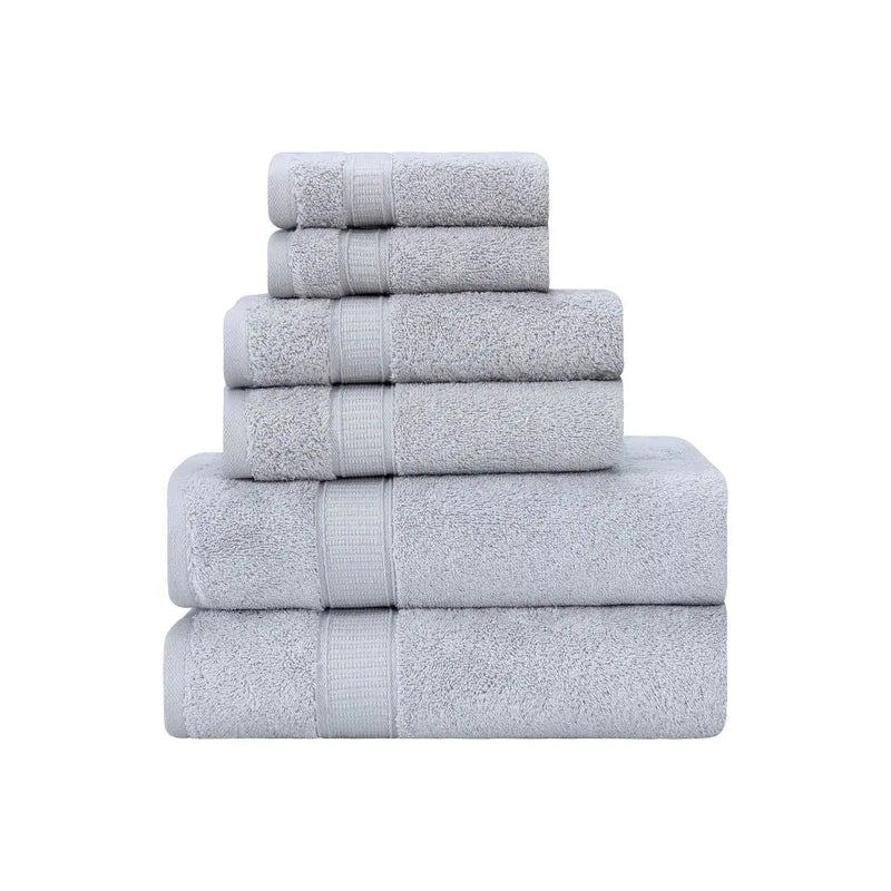 Turkish Cotton Full Bath Towel Set of 6 - Puck's