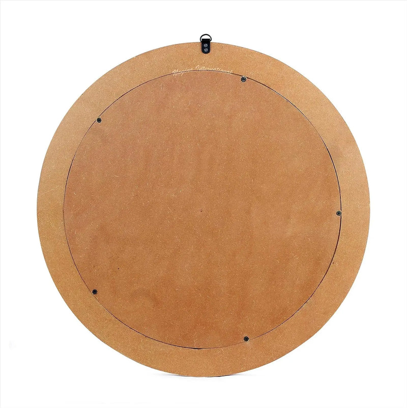 Twisted Rope round Decorative Mirrors - Rope Accentuated Mirror | Maritime Sailor'S Decor Gifts | Bathroom Mirrors (24 Inches) - Puck's
