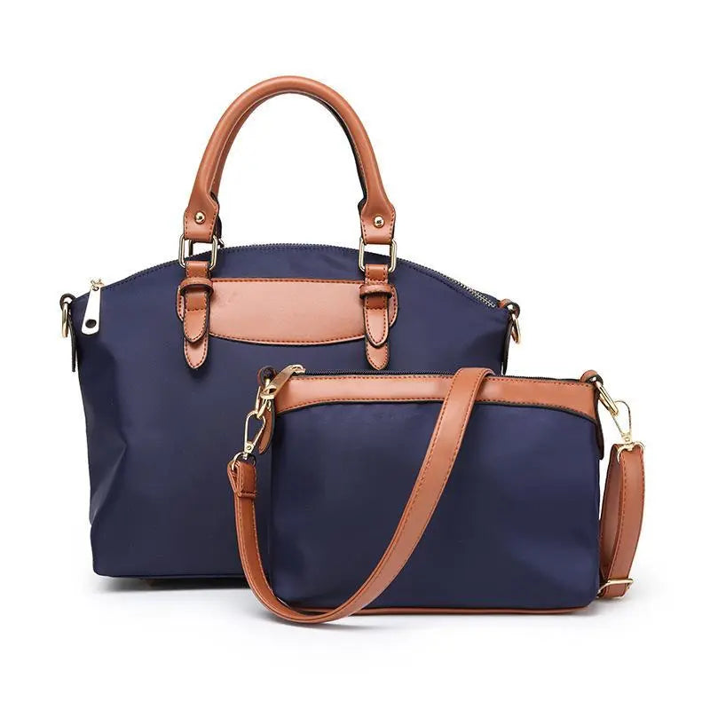 Two-Piece Nylon Cloth Handbags For Women - Puck's