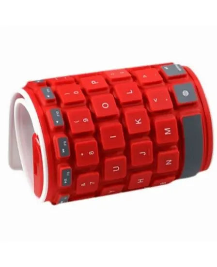 Type Out Of A Box With Flexible Silicone Bluetooth Keyboard - Puck's