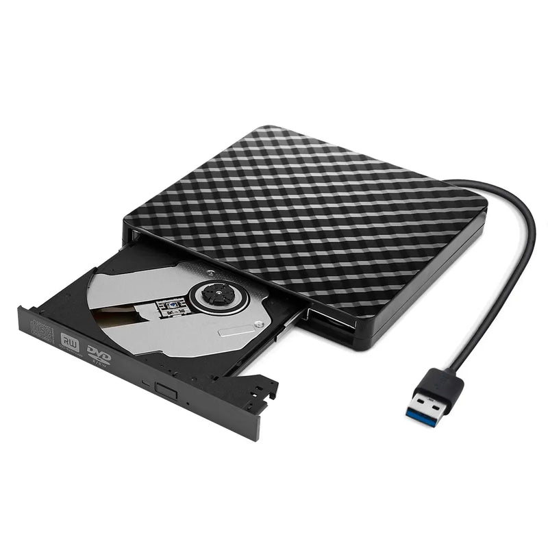 USB 3.0 External DVD Drive CD/DVD-RW Drive Writer - Puck's