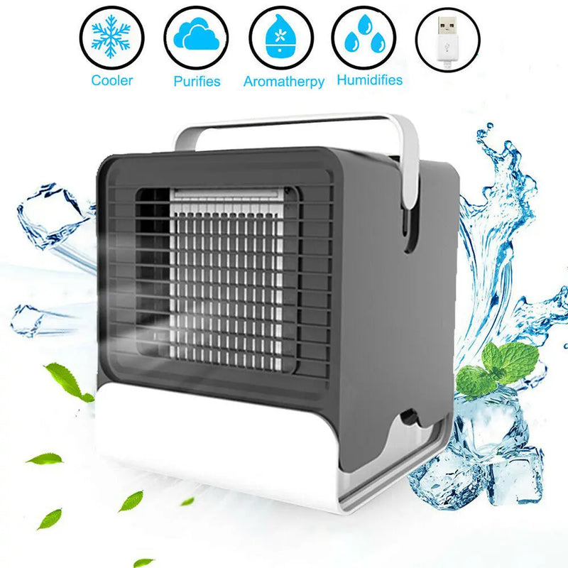USB Mini Negative Ion Cool Fan Air Conditioner - Puck's