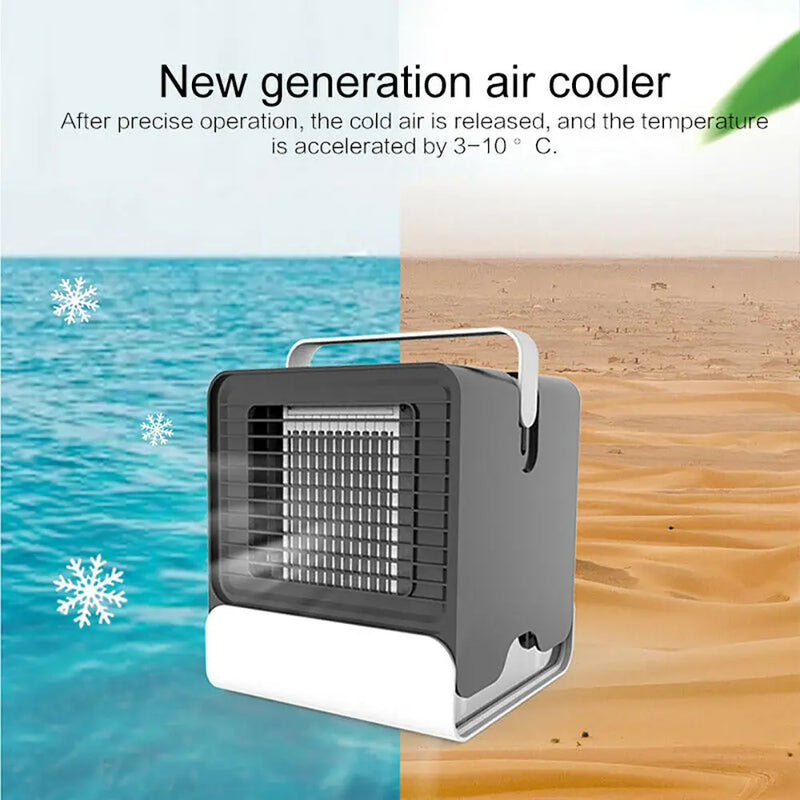 USB Mini Negative Ion Cool Fan Air Conditioner - Puck's
