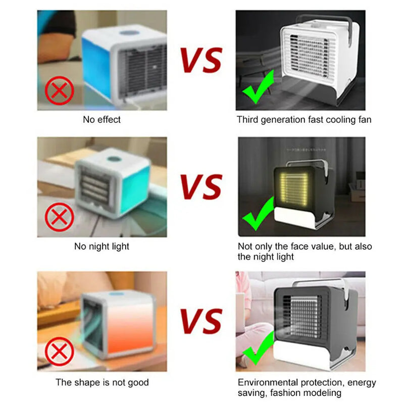 USB Mini Negative Ion Cool Fan Air Conditioner - Puck's