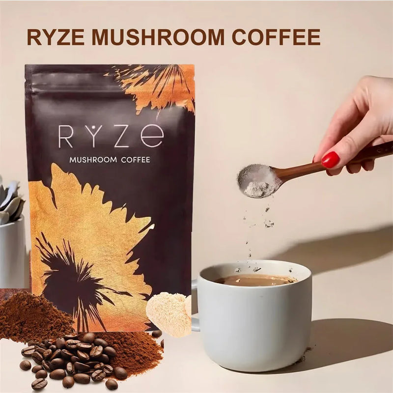 Mushroom Ground Coffee Sucrose-free Low Fat Coffee - Puck's