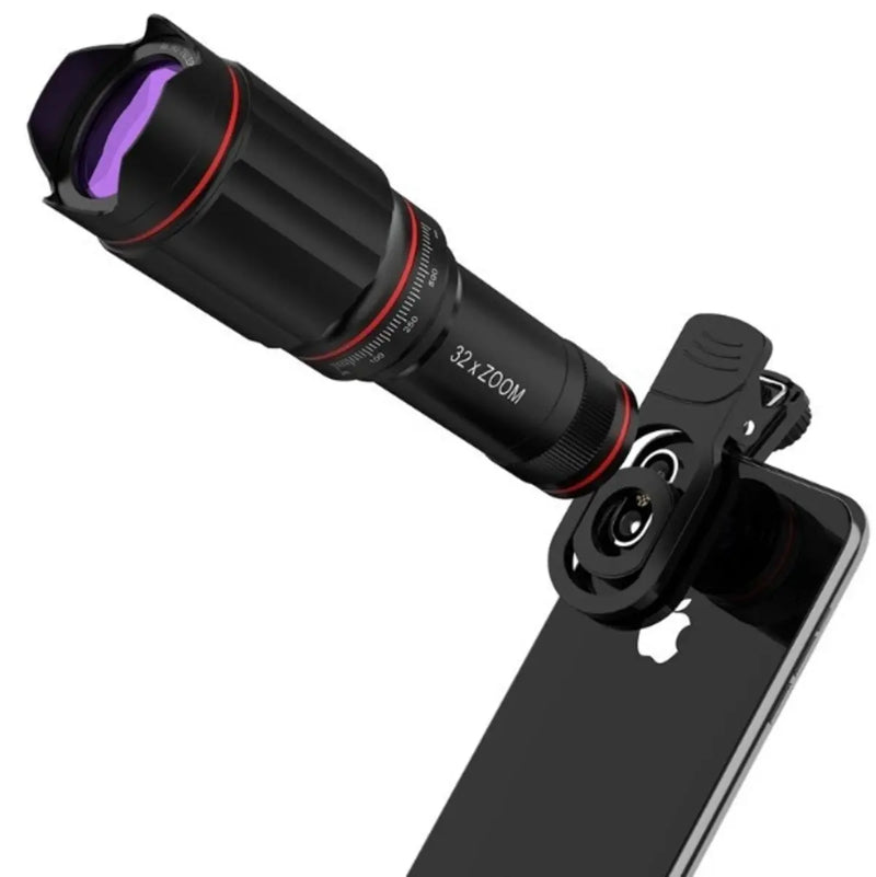 Ultra Crystal HD 32x Zoom Telescope Mobile Phone Camera Lens Set - Puck's