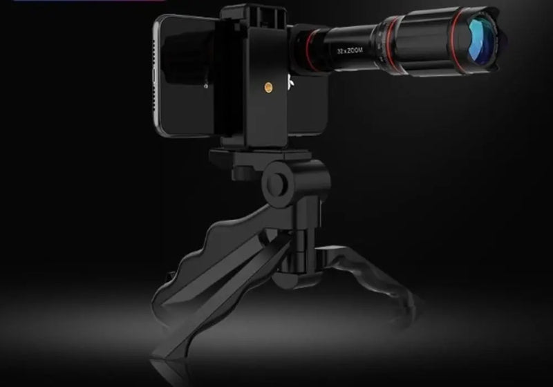 Ultra Crystal HD 32x Zoom Telescope Mobile Phone Camera Lens Set - Puck's