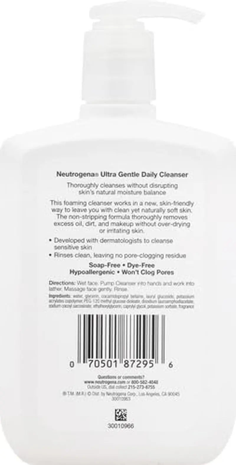 Ultra Gentle Daily Cleanser, 12 Ounce - Puck's