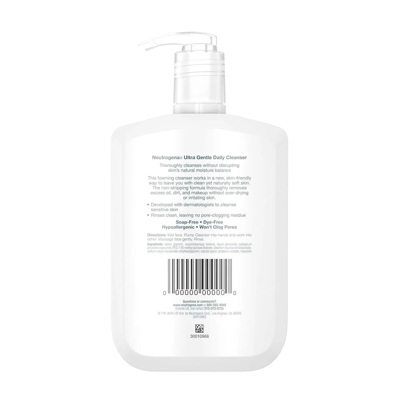 Ultra Gentle Daily Cleanser, 12 Ounce - Puck's
