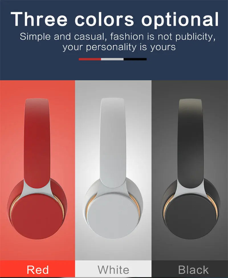 Ultra Long Battery Life Bluetooth 5.0 Wireless Stereo Headphones - Puck's