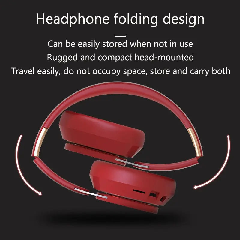 Ultra Long Battery Life Bluetooth 5.0 Wireless Stereo Headphones - Puck's