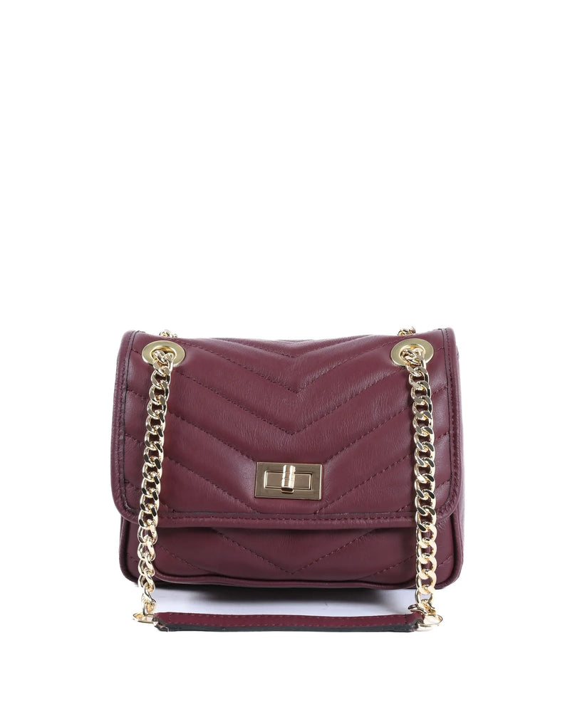 V Italia Womens Handbag 10507 SAUVAGE BORDEAUX - Puck's
