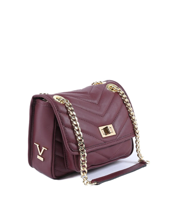 V Italia Womens Handbag 10507 SAUVAGE BORDEAUX - Puck's