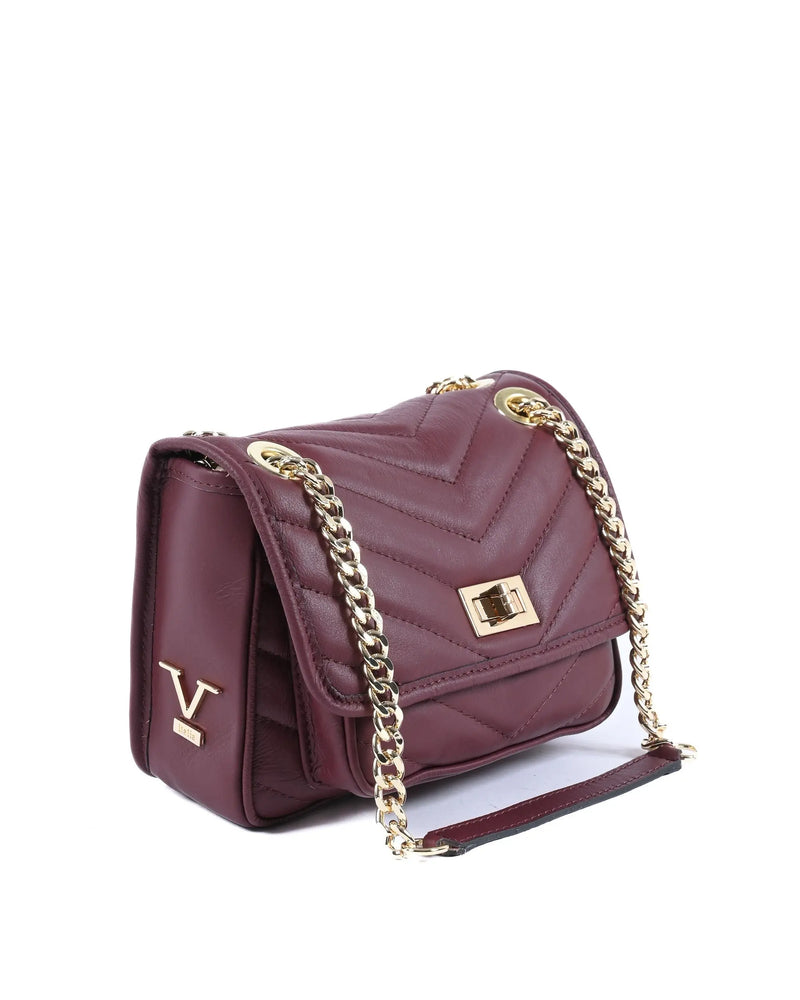 V Italia Womens Handbag 10507 SAUVAGE BORDEAUX - Puck's