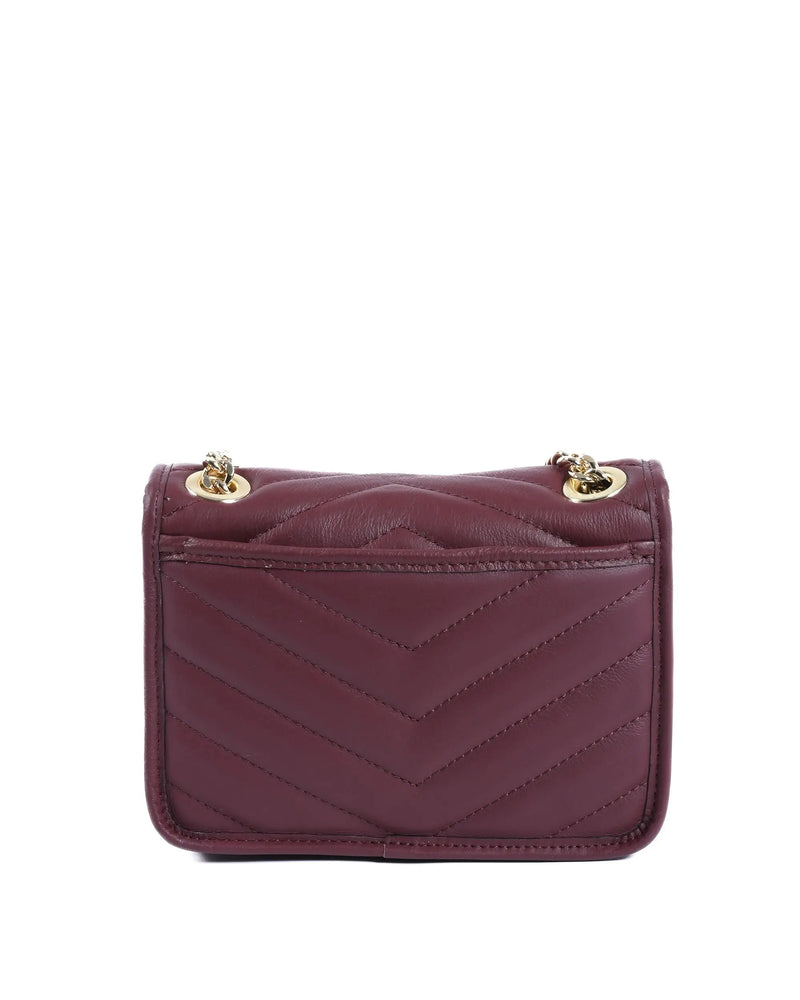 V Italia Womens Handbag 10507 SAUVAGE BORDEAUX - Puck's