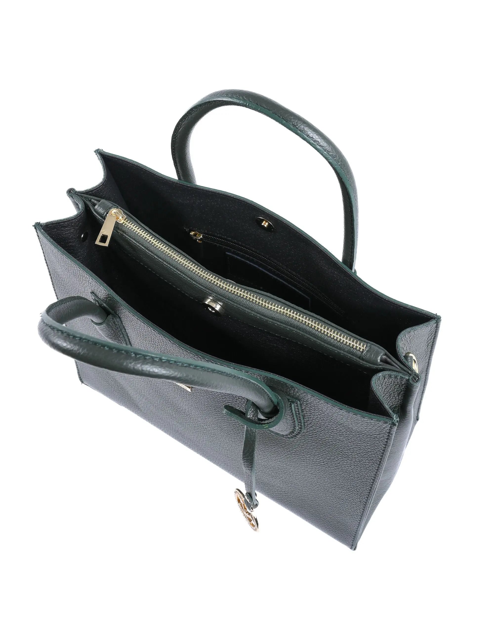 V Italia Womens Handbag BE10275 52 DOLLARO VERDE SCURO - Puck's