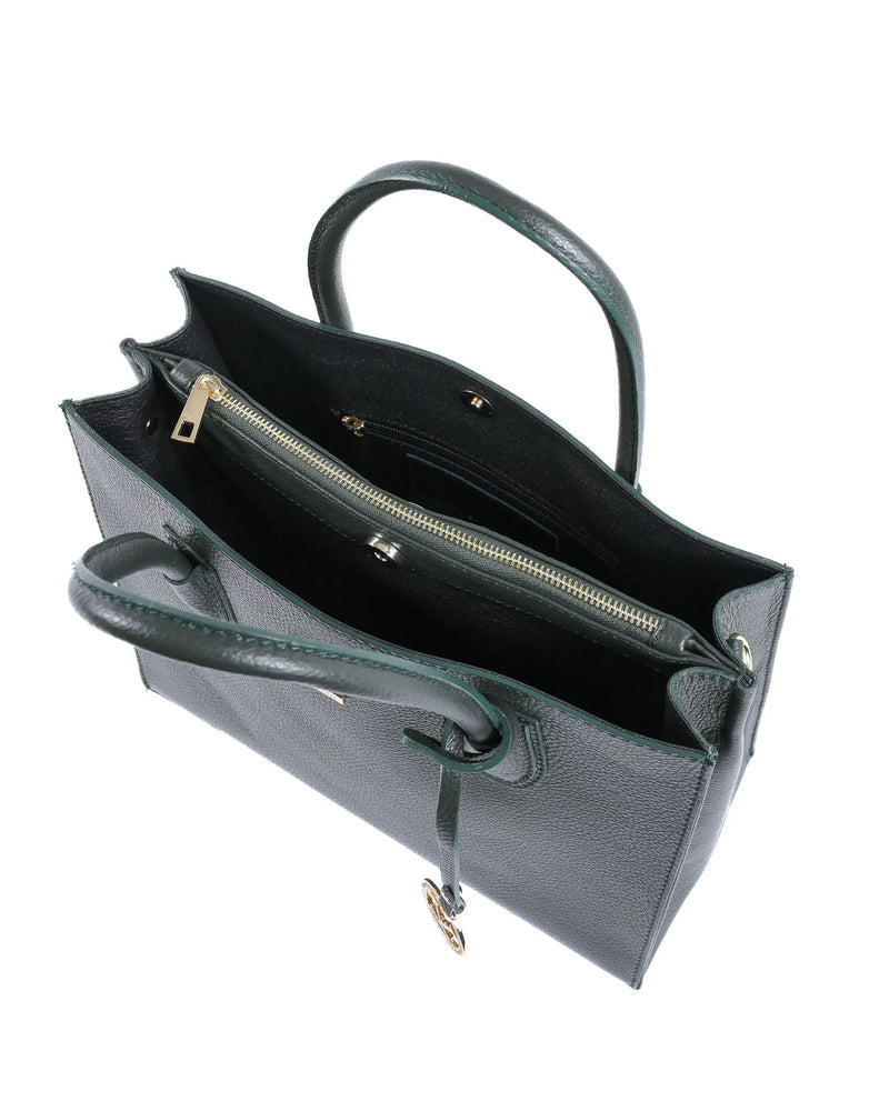 V Italia Womens Handbag BE10275 52 DOLLARO VERDE SCURO - Puck's