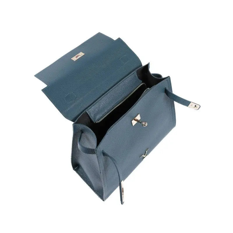 V Italia Womens Handbag Petrol BG12010 DOLLARO OTTANO - Puck's