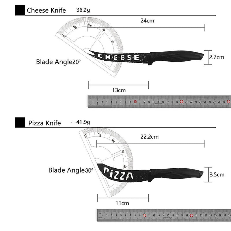 Kitchen 17 Pc Knife Set w/ Block & Sharpener Chef Bread Steak Knives - Puck's