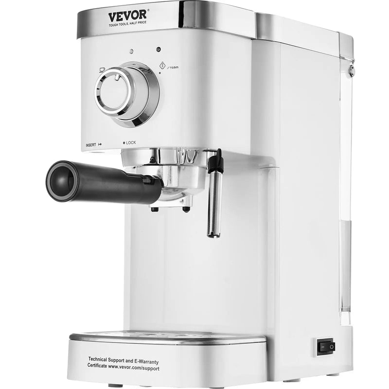 VEVOR Espresso Coffee Machine, 15Bar Semi-Automatic Espresso Maker - Puck's