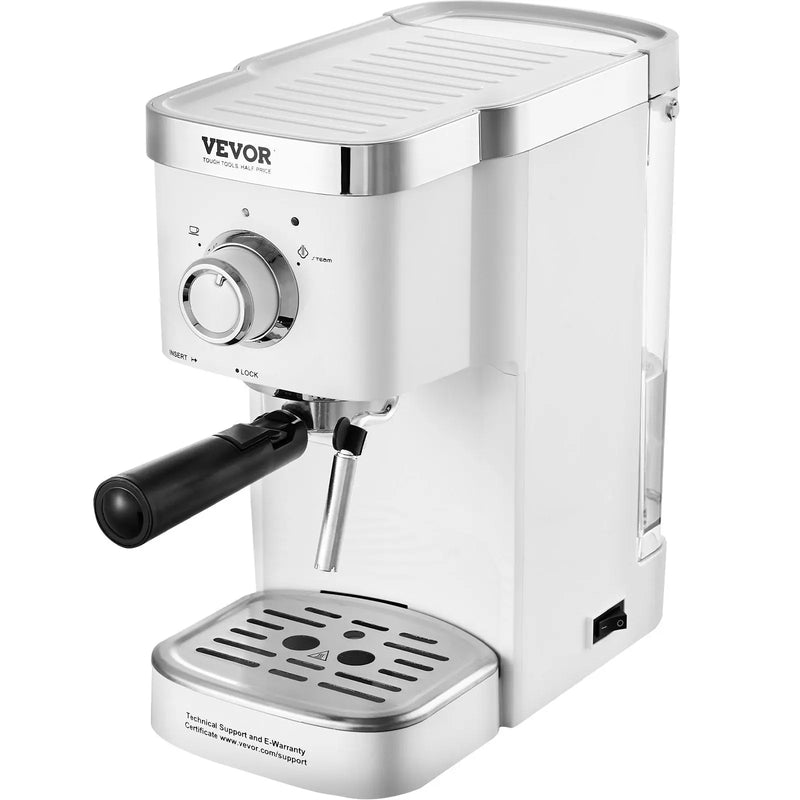VEVOR Espresso Coffee Machine, 15Bar Semi-Automatic Espresso Maker - Puck's