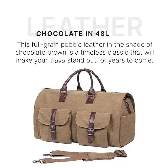 Versatile Convertible Duffle Garment Luggage - Puck's