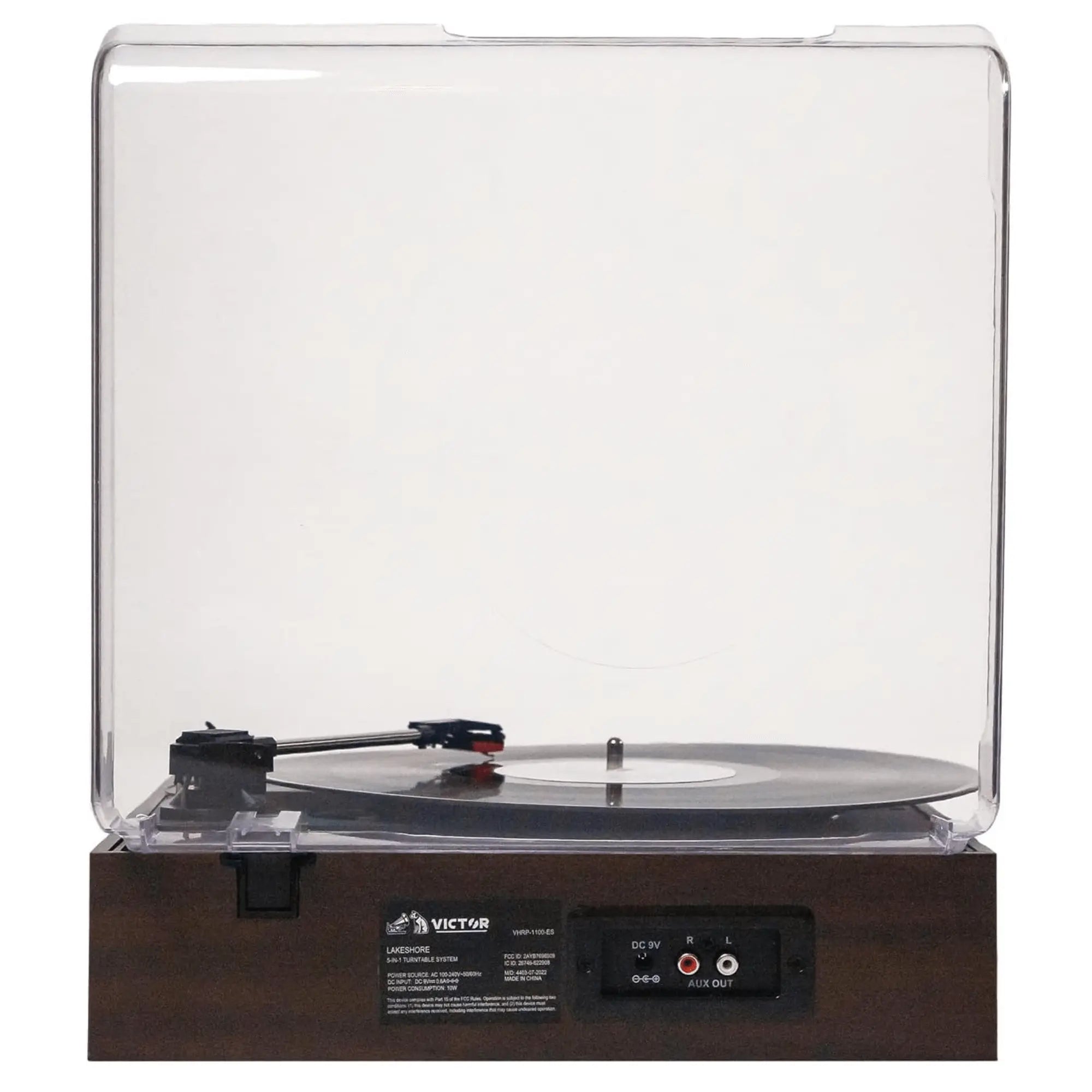 Victor Lakeshore 5-in-1 Hybrid Bluetooth Turntable System w USB and - Puck's