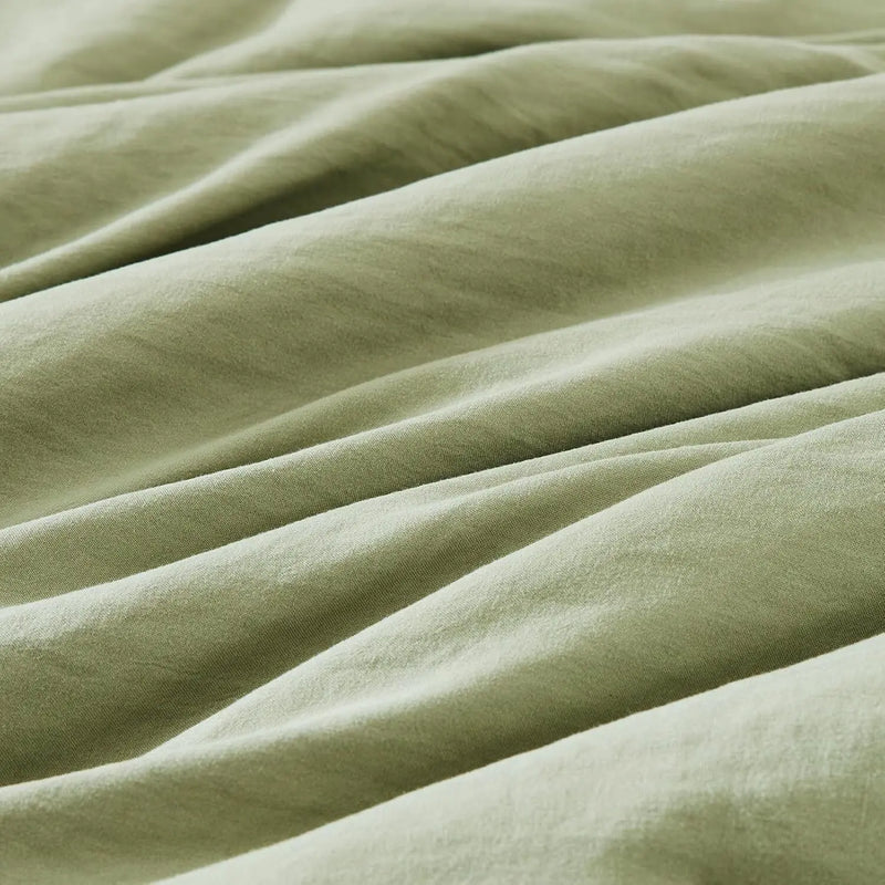 WRENSONGE Sage Green Queen Comforter Set, 7 Pieces Soft Microfiber Comforters Qu - Puck's