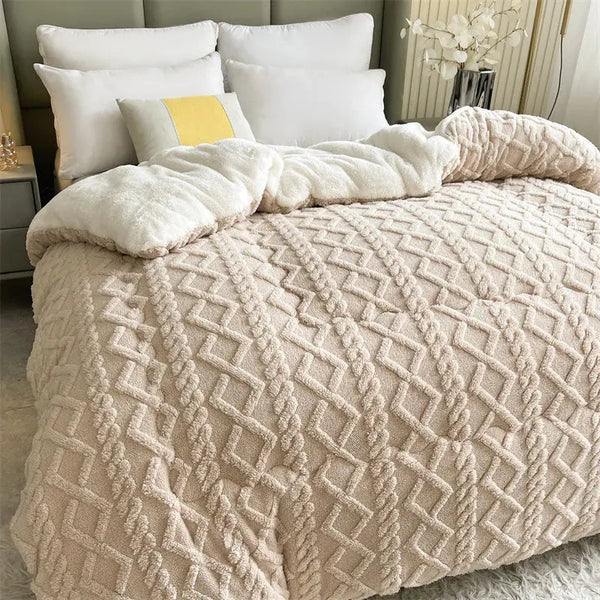Warm Winter Cashmere Weighted Blanket - Puck's