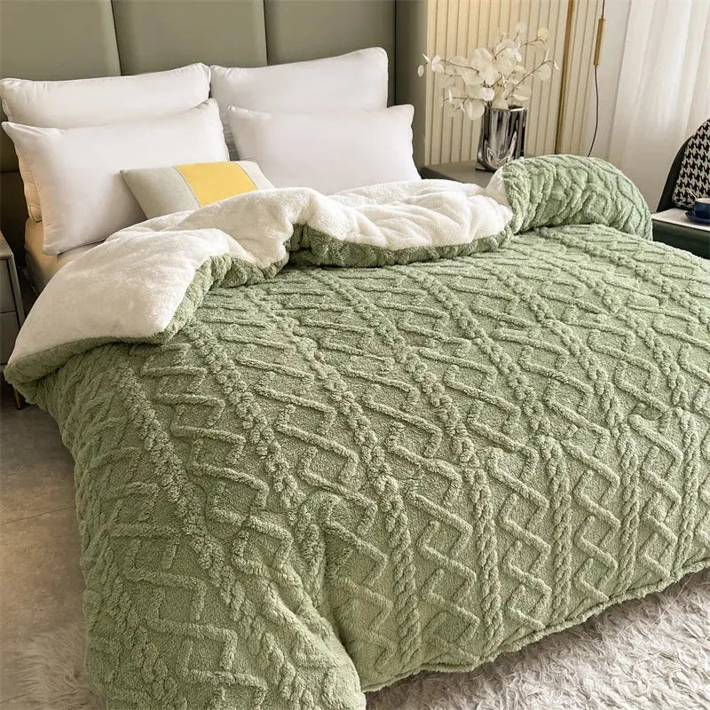 Warm Winter Cashmere Weighted Blanket - Puck's