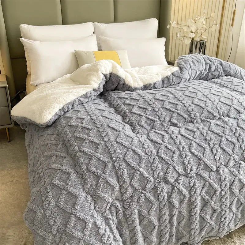 Warm Winter Cashmere Weighted Blanket - Puck's