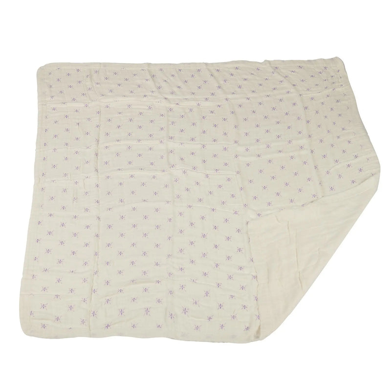 Watercolor Star and White Newcastle Blanket - Puck's