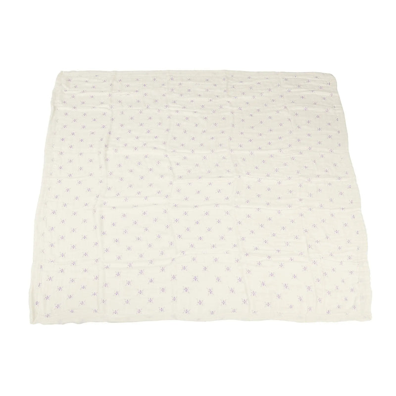 Watercolor Star and White Newcastle Blanket - Puck's