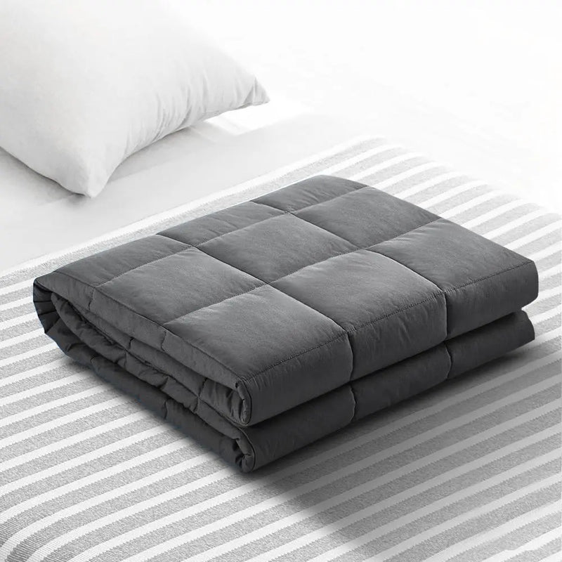 Weighted Blanket Adult 7KG Heavy Gravity Blankets Microfibre Cover - Puck's