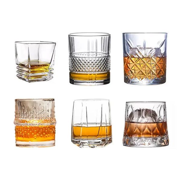 Whiskey Glasses,Scotch Glasses,Old Fashioned Whiskey Glasses/Perfect Gift for Scotch Lovers/Style Glassware for Bourbon/Rum - Puck's