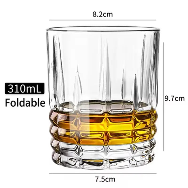 Whiskey Glasses,Scotch Glasses,Old Fashioned Whiskey Glasses/Perfect Gift for Scotch Lovers/Style Glassware for Bourbon/Rum - Puck's