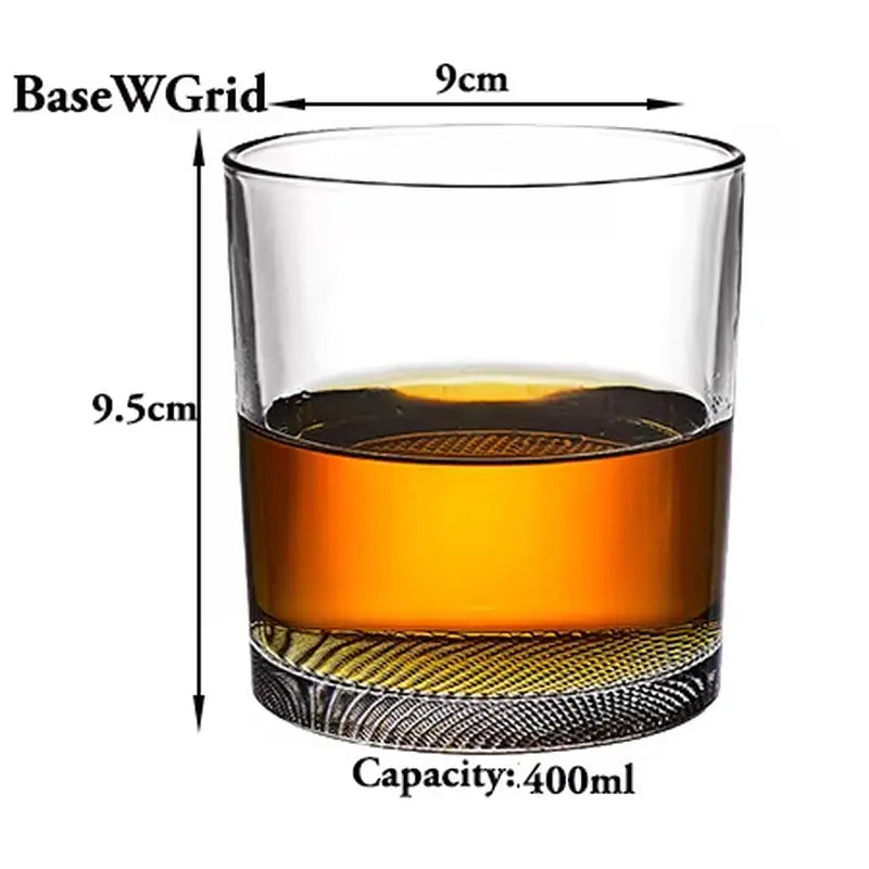 Whiskey Glasses,Scotch Glasses,Old Fashioned Whiskey Glasses/Perfect Gift for Scotch Lovers/Style Glassware for Bourbon/Rum - Puck's