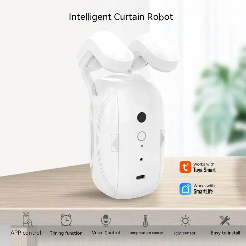 WiFi Curtain Robot Smart Home Electric Curtain - Puck's