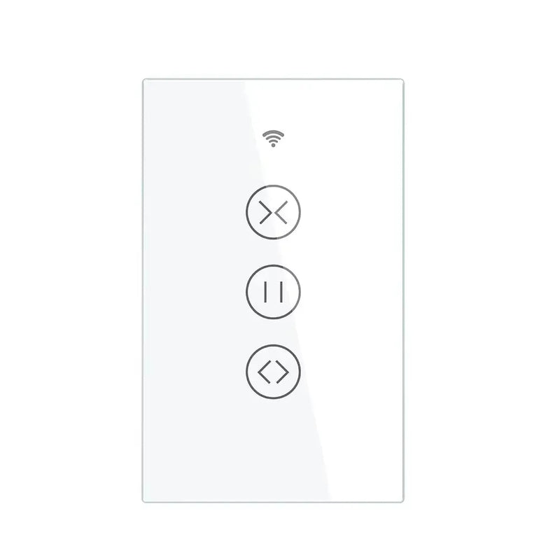 Wifi RF433 Smart Touch Curtain Roller Blinds Motor Switch Tuya Smart Life App Remote Control Work with Alexa Google Home US - Puck's