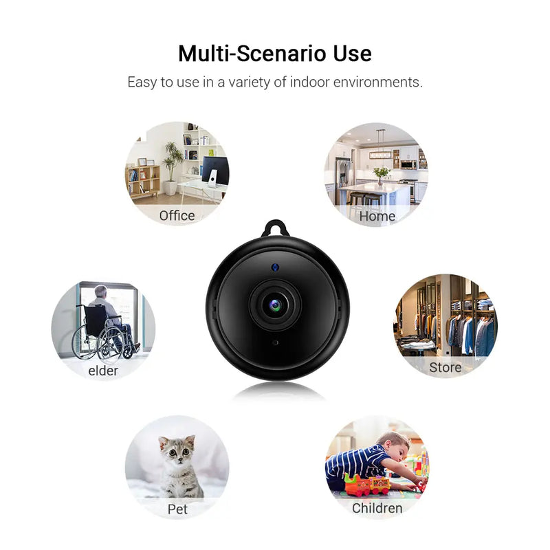 Wifi camera with stand & Memory card - Puck's