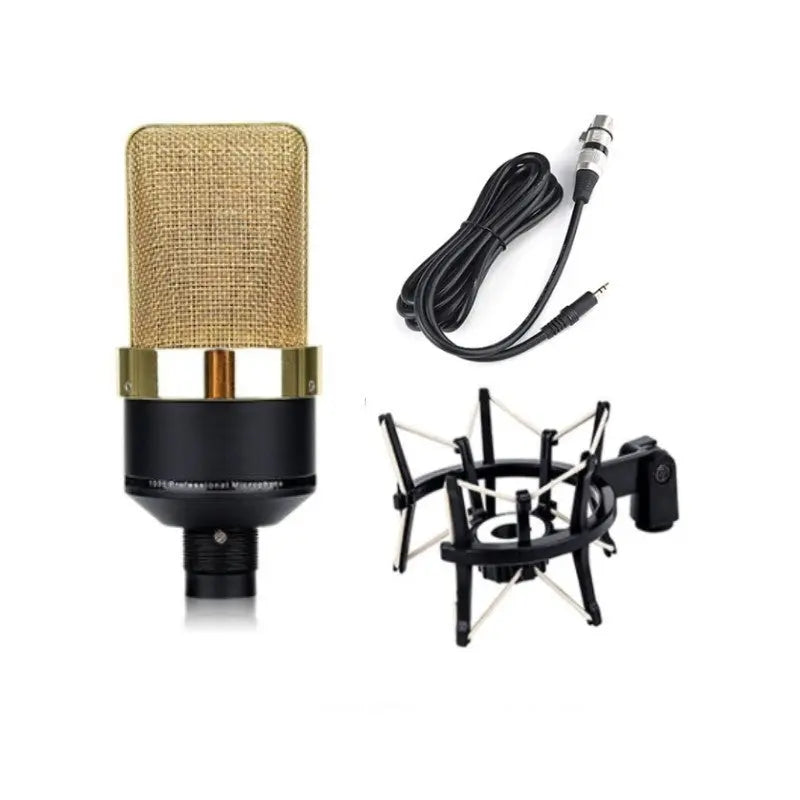 Wired Condenser Microphone Singing Recording Equipment - Puck's
