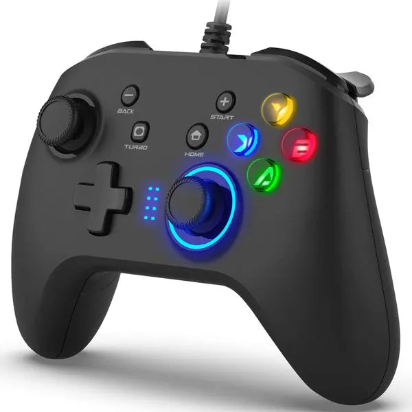 Wired Gaming Controller Joystick Gamepad with Dual-Vibration - Puck's
