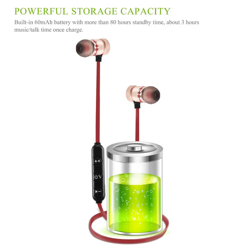 Wireless Bluetooth 4.0 Headset Sports Earphones - Puck's