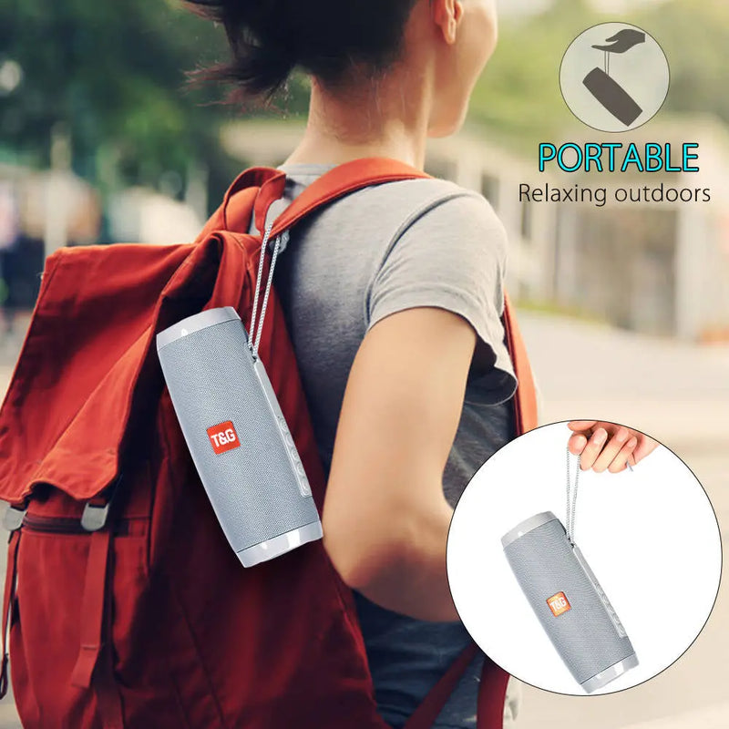 Wireless Portable Bluetooth Stereo Speaker with LED Light - Puck's
