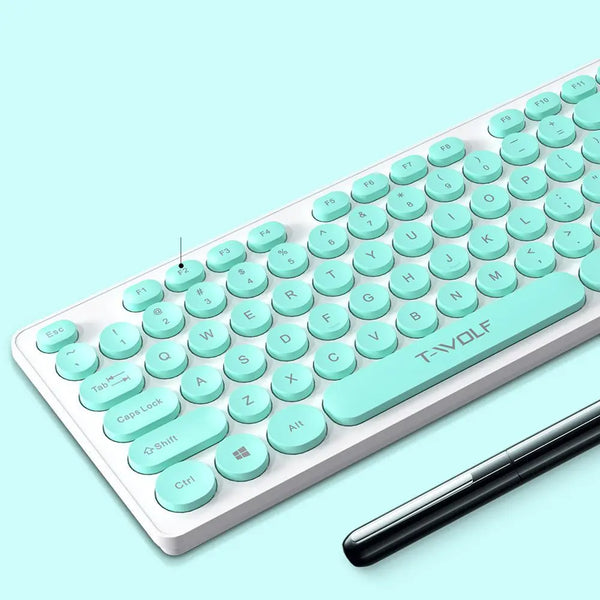 Wireless Set Keyboard And Mouse Office Notebook - Puck's