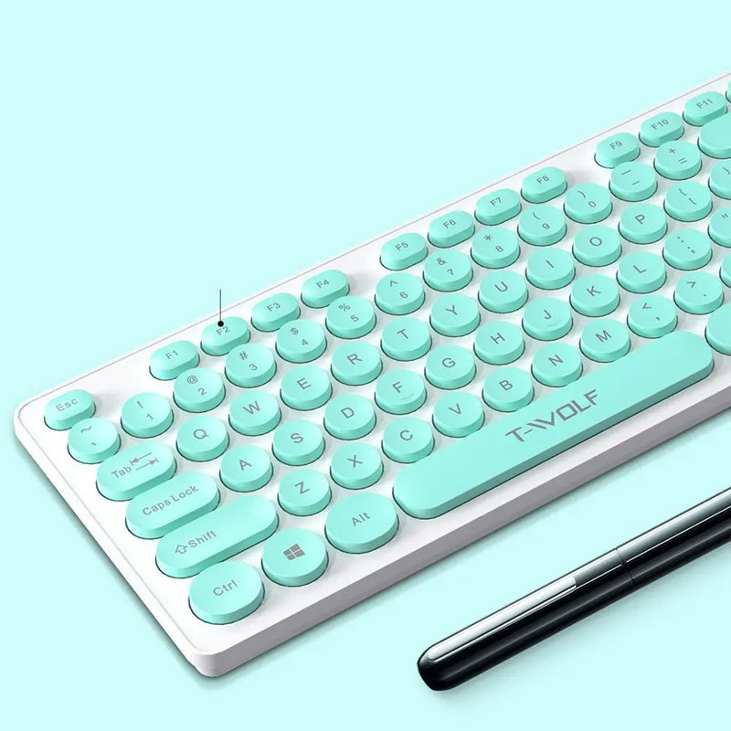 Wireless Set Keyboard And Mouse Office Notebook - Puck's