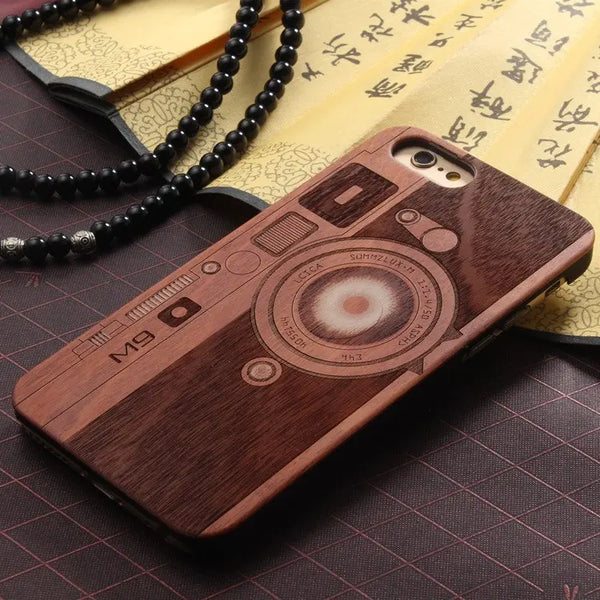Wood Camera Design iPhone Case - Puck's